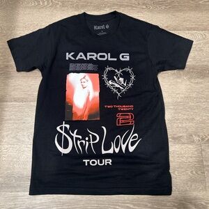 Karol G 'Strip Love' Black Tour Tee